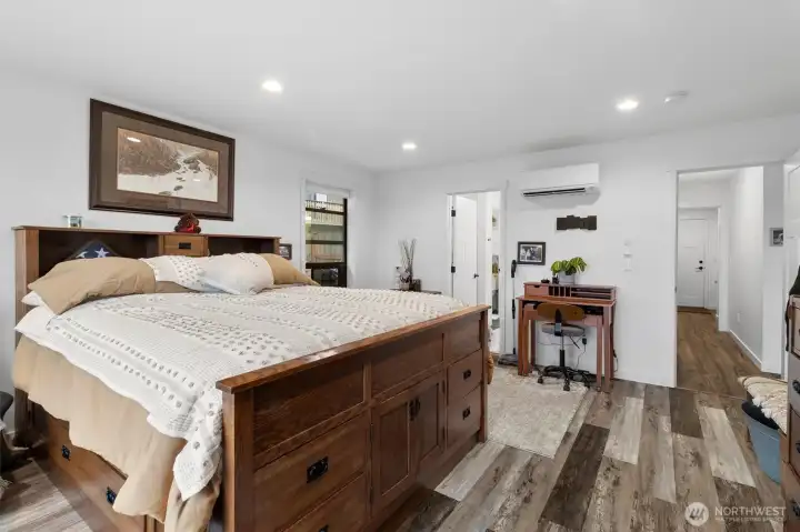 Primary with onsuite bath and closet