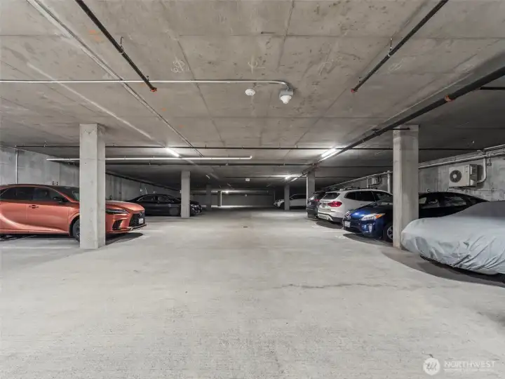 Private indoor parking