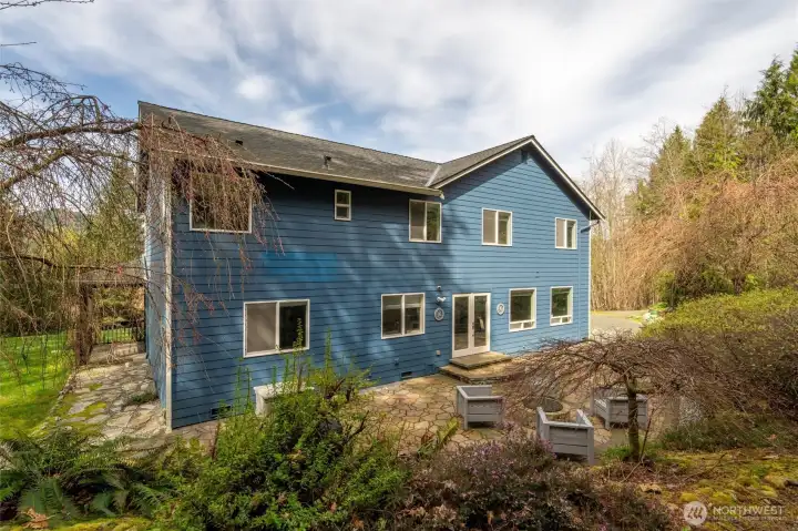 View of the back of the home.