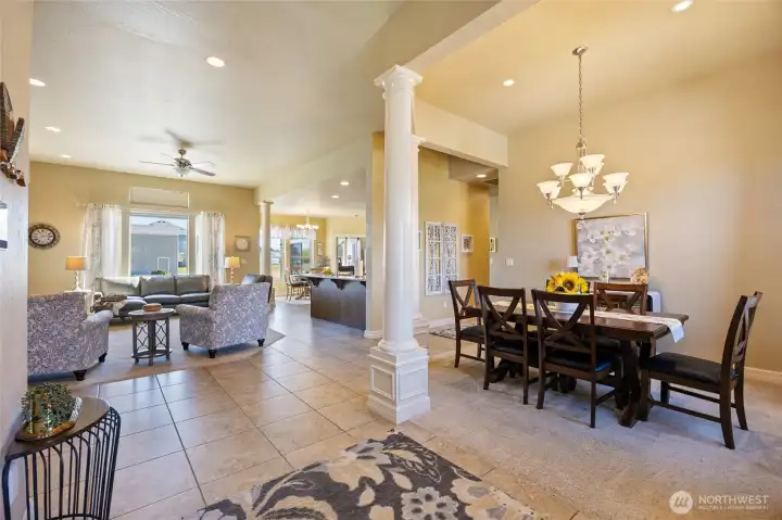 Living and Formal Dining Room
