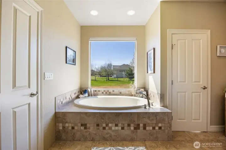 Primary Bathroom Soaking Tub