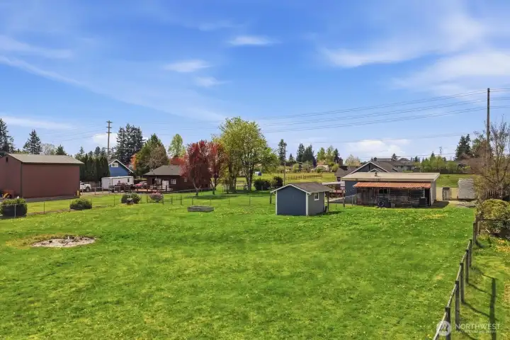 The flat terrain and open space provide endless possibilities for an ADU, hobby farming, or your dream outdoor oasis.