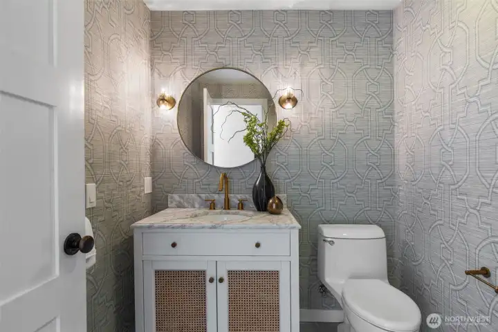 Main floor powder bath