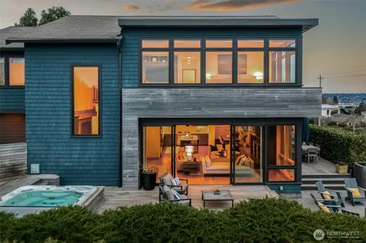 Situated on a corner lot to take in the views while also providing the utmost privacy