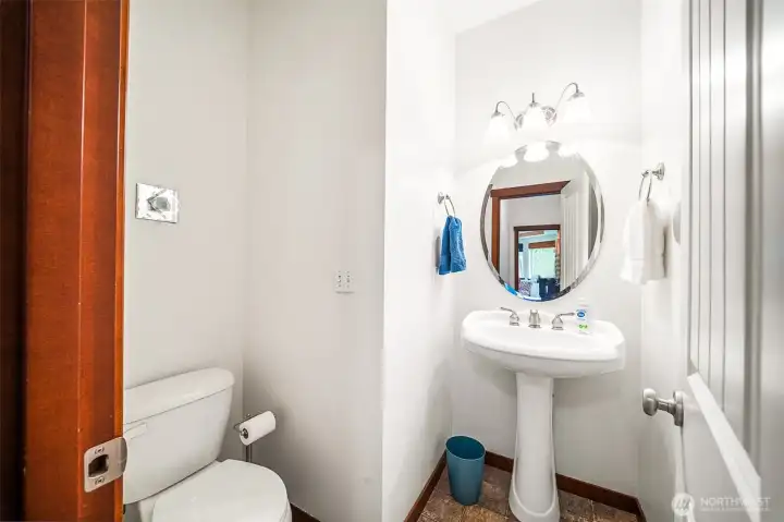 Half bathroom.
