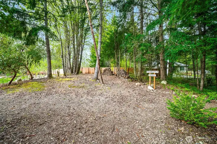 Private trail around the property with workout stations!