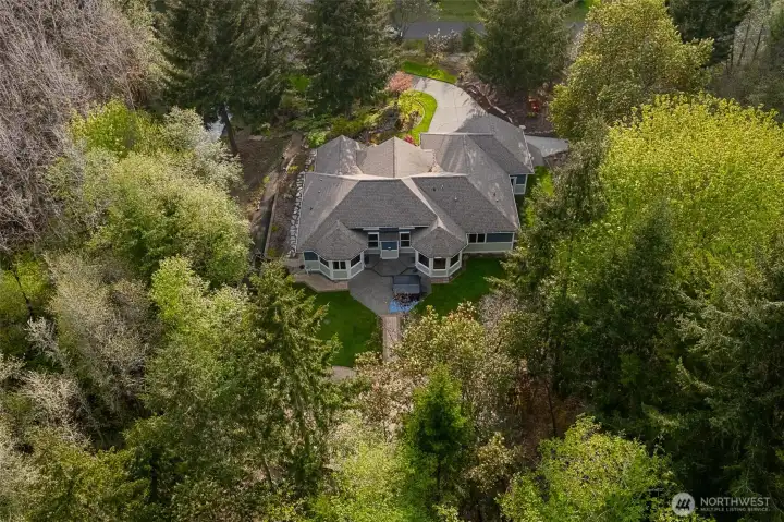 Set on +/- 2.2 acres.