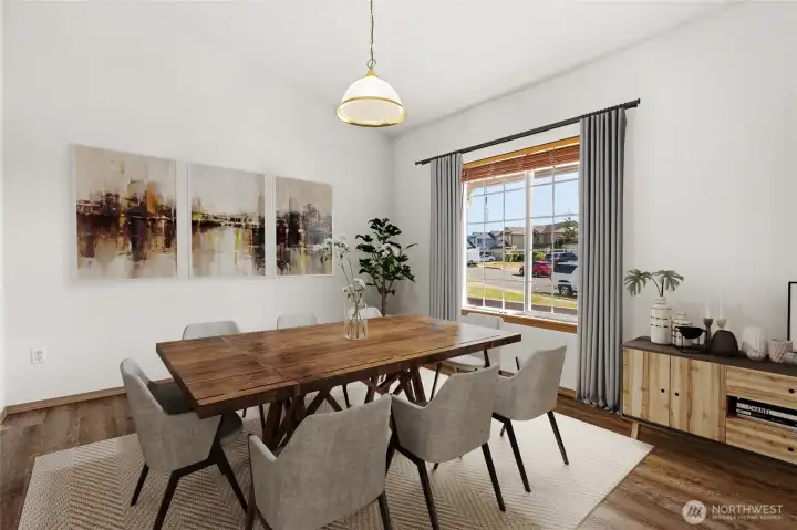 Dining Room (digitally staged)