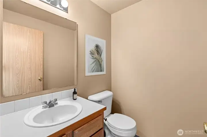 Powder Room (digitally staged)