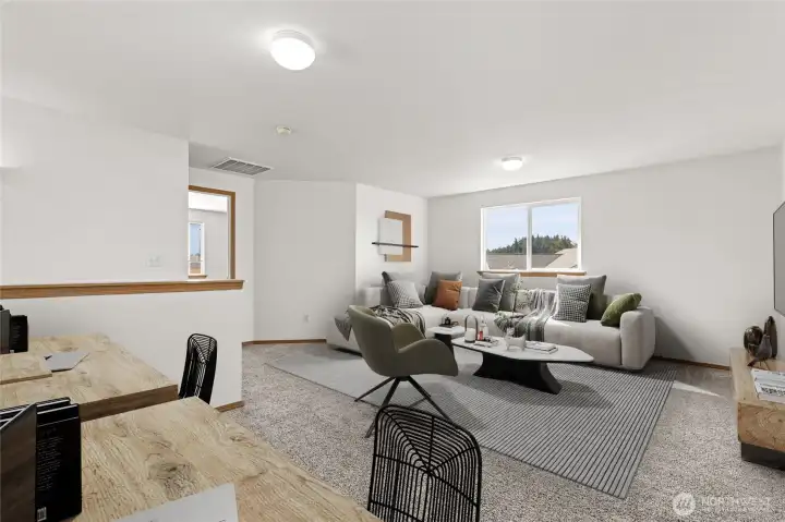 Bonus Room (digitally staged)