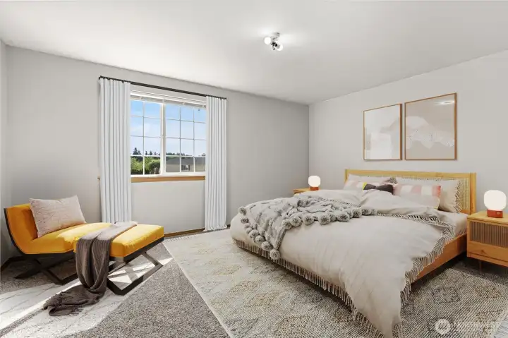 Bedroom 2 (digitally staged)