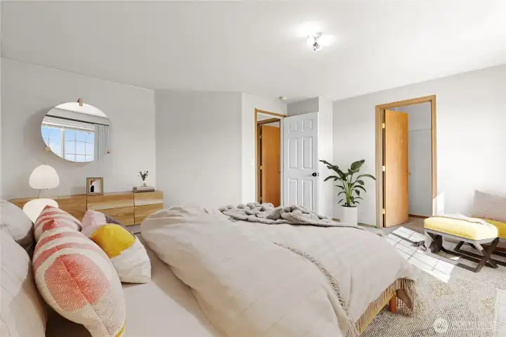 Bedroom 2 (digitally staged)