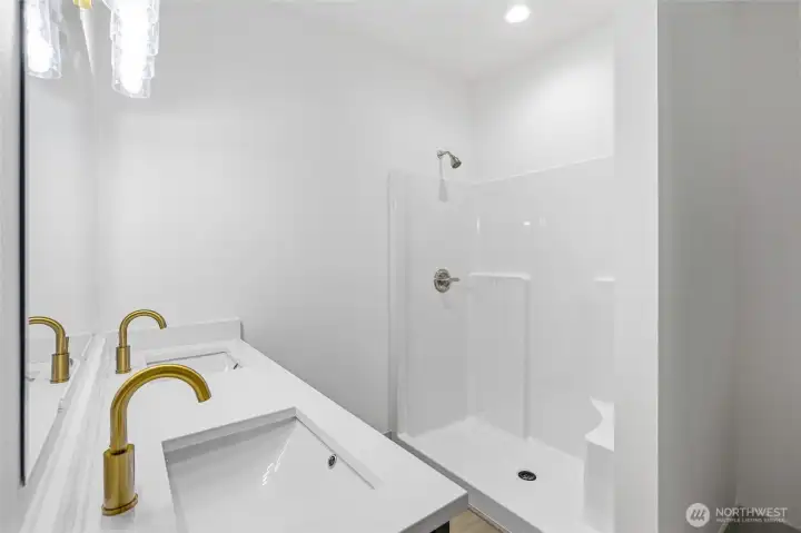 Primary bathroom. Primary bathroom.