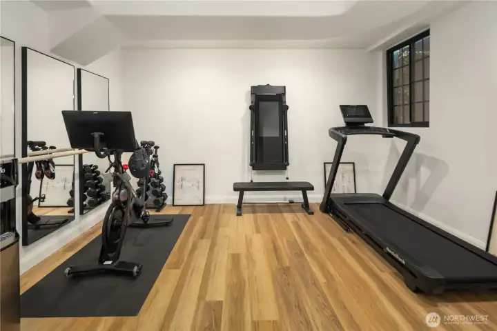 Lower level workout room! Lower level workout room!
