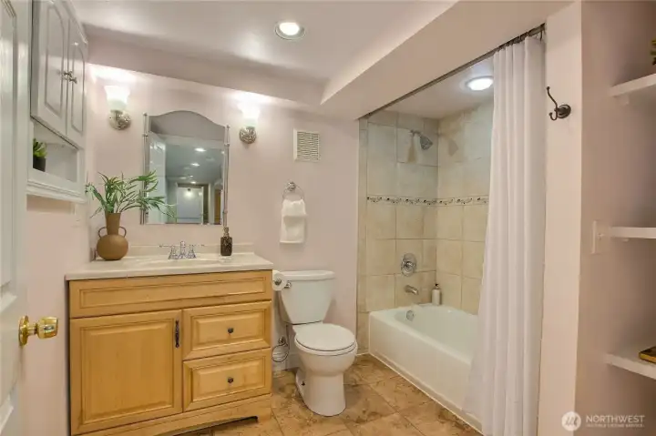 Second bathroom downstairs - even more privacy for the buyers and their guests.