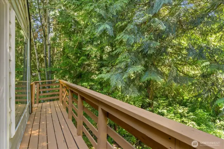 upper level deck