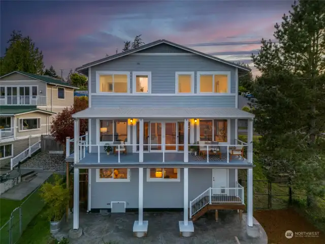 IMAGINE YOUR LIFE HERE | All bedrooms are on the upper level, living room and kitchen are on the entry level, and there's a BIG rec room on the ground floor. A gas connection on the deck makes BBQing a breeze.