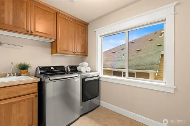 Laundry room on the 2nd level.