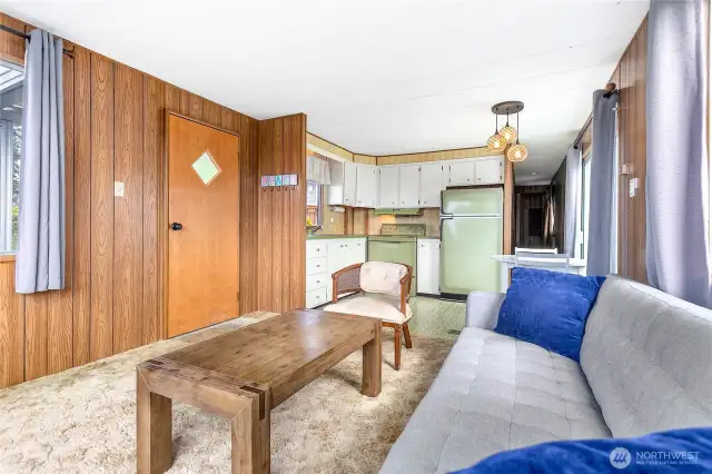 Living Room and on to the Kitchen