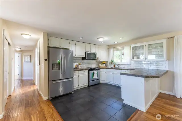 Kitchen with eating space