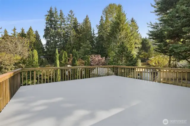 Upper level deck