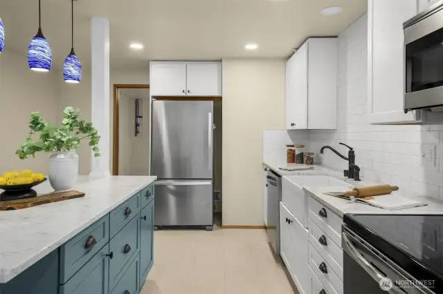 Lower level kitchen