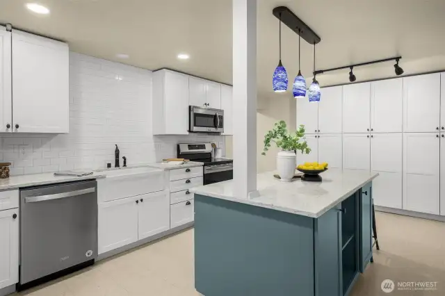 Lower level kitchen