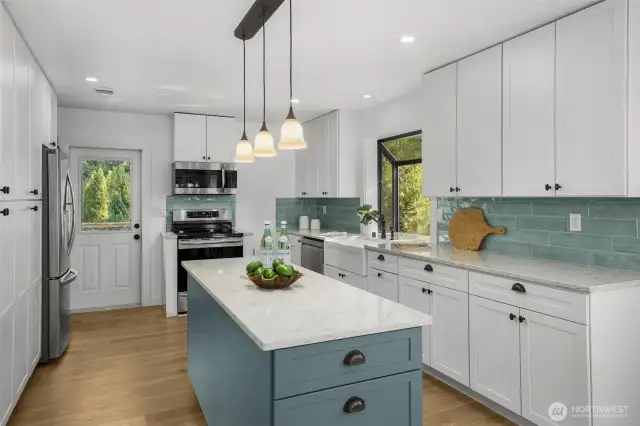 Upper level kitchen