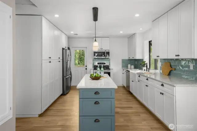Upper level kitchen