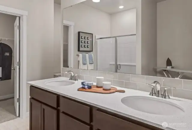 Primary Bathroom - Not actual home