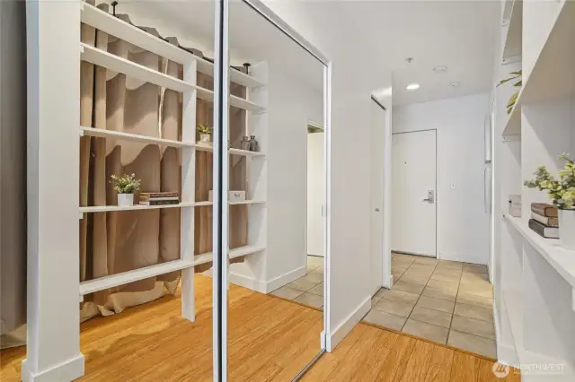 Plenty of closet space here too!