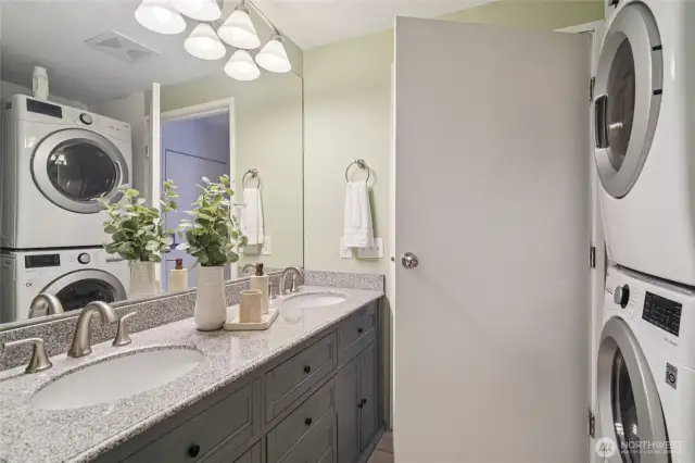 In-unit washer and dryer are included in the sale!