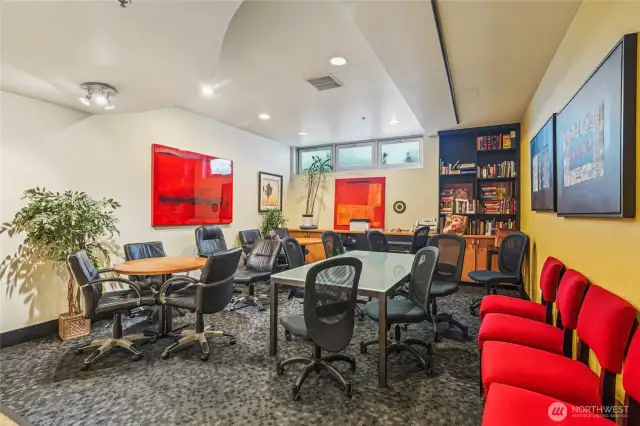 Need a place to meet for work, a game night, or just have some privacy? This on-site conference room is yours to enjoy.