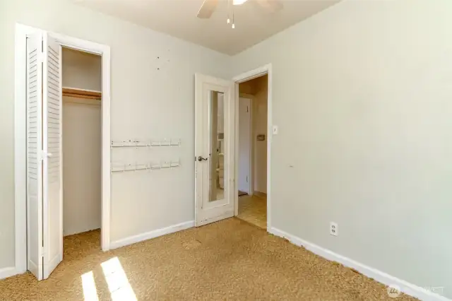 Bedroom no. 2 located on the main level.