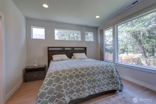 Primary Bedroom With Lots of Windows
