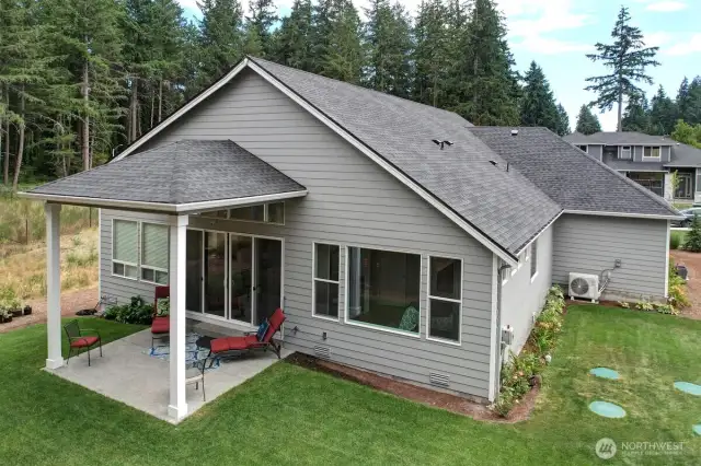 Outside Photo of the Back & Side Yard