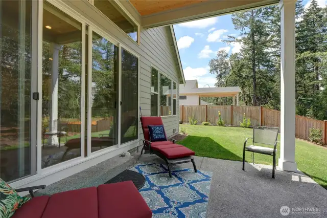 Nice Covered Back Patio to Enjoy!