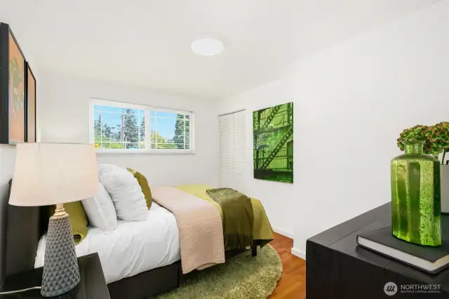 Freshly Painted Bedroom #1.