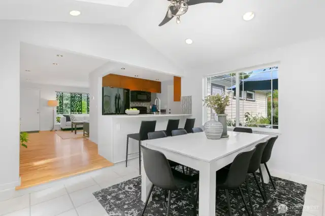 Roomy Dining Room.