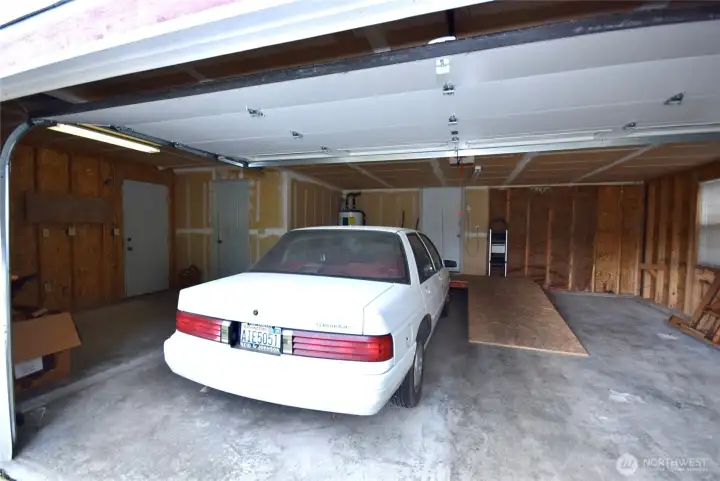 double garage with additional room
