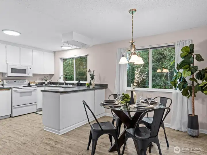 A welcoming space for everyday meals, morning coffee, or lingering dinners with friends.