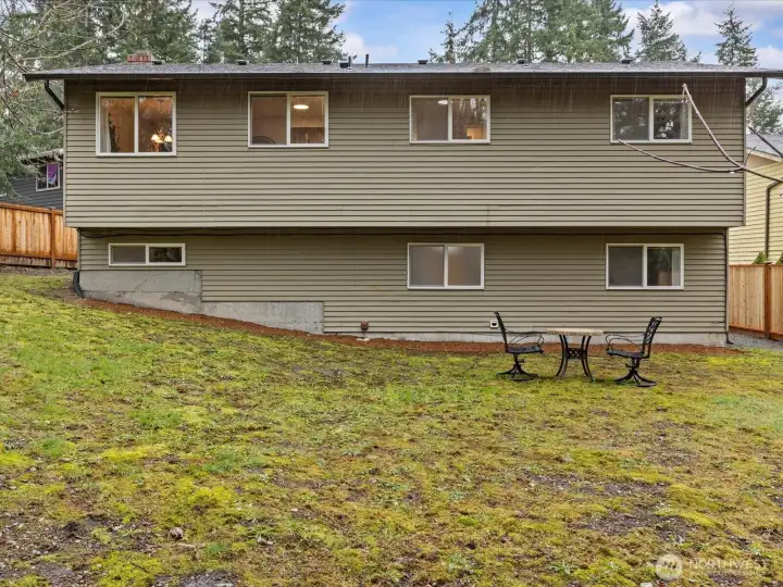 So much space to make your own backyard oasis.