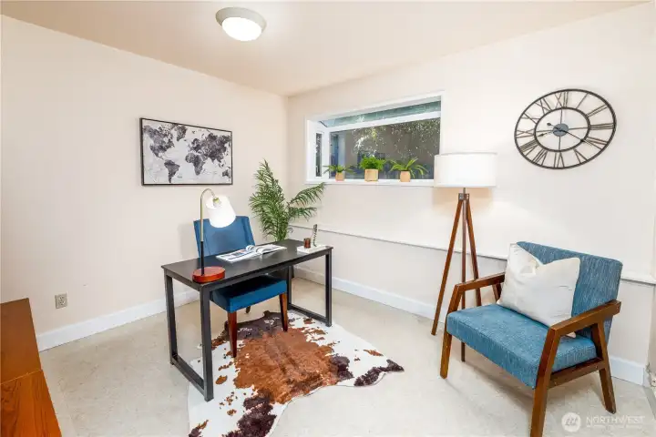 A fifth bedroom or office, along with a powder and utility room, provides flexibility for guests, workspace or extended living, all on a level that maintains direct access to the outdoors.