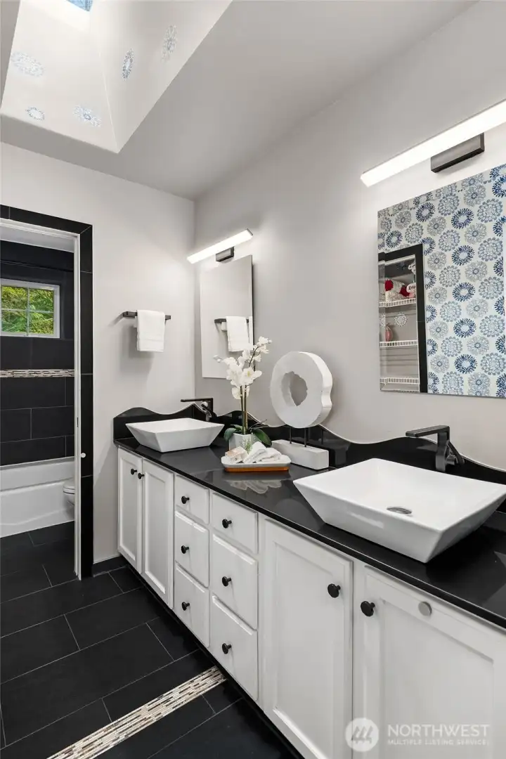 Shared full upstairs bathroom!