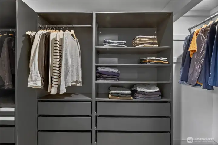 Large walk in closet