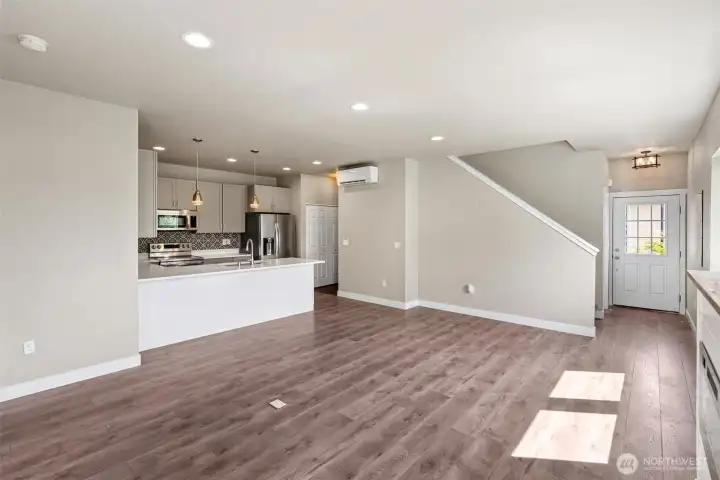 large bright living space
