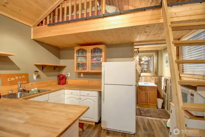 Counter space and storage is fantastic