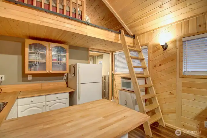 Cabin like feel with wood interiors