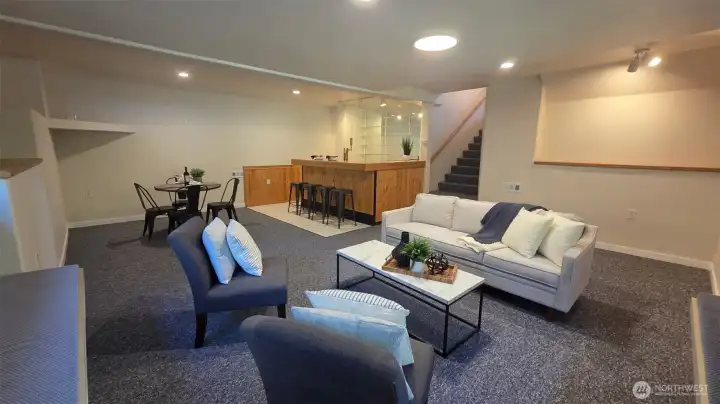 Finshed basement area, will have updated photos soon