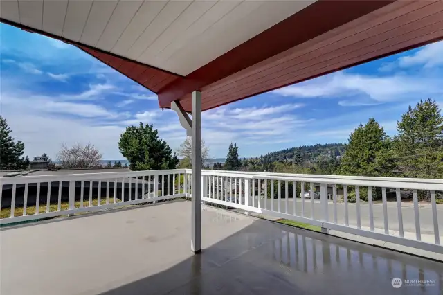 Expansive Partially Covered Deck